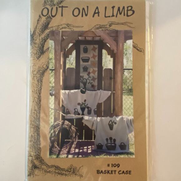 Out on a Limb 109 Pattern Basket Case Wearable Art Folkart Cozy Comfort Granny - Picture 2 of 5